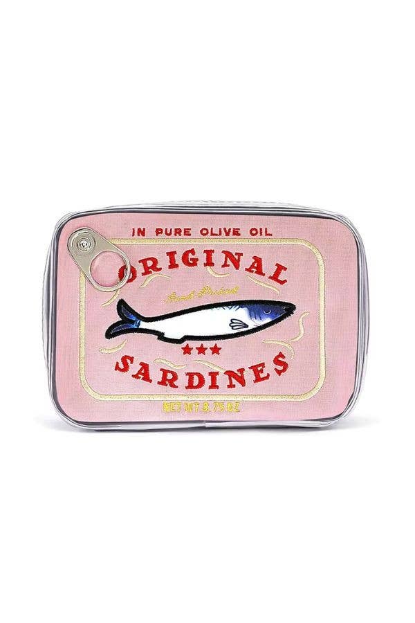 Sardine's Tin Can Gift Cosmetic Bag : Orange