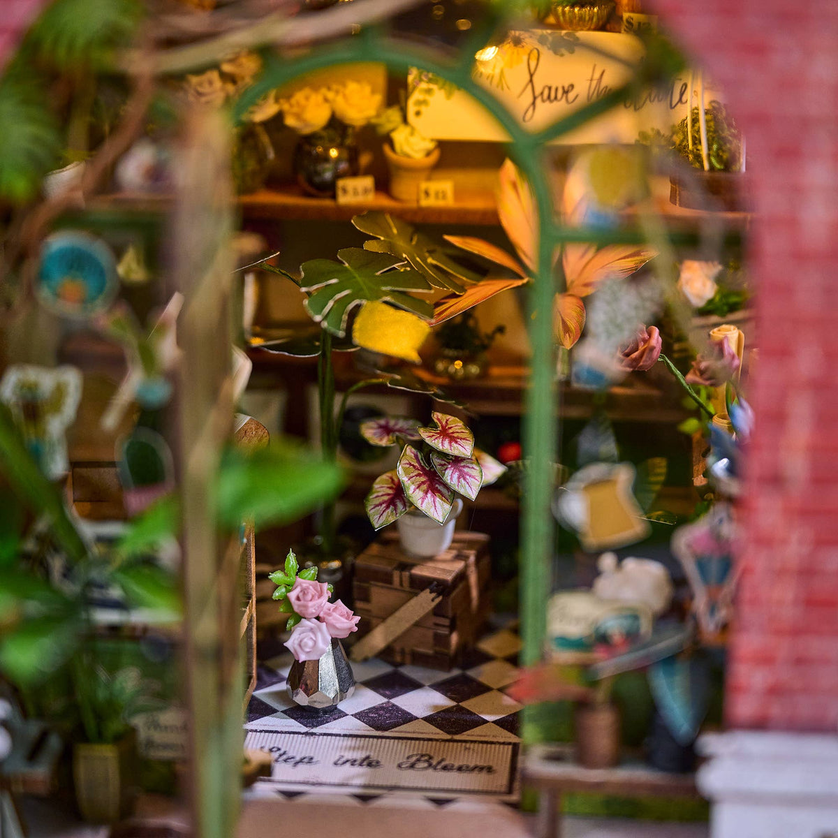 DIY Book Nook Kit: Flower Shop