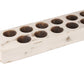 Antique Mini Sugar Mold-22-26 Holes-Old Original-Colors: Black