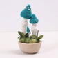 Needle Felting Kit, Blue Roundhead