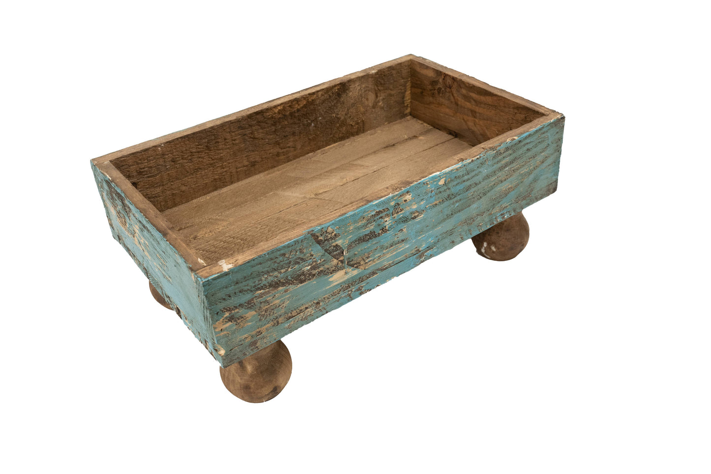Temple Garden Planter Farmhouse Trays-Turquoise