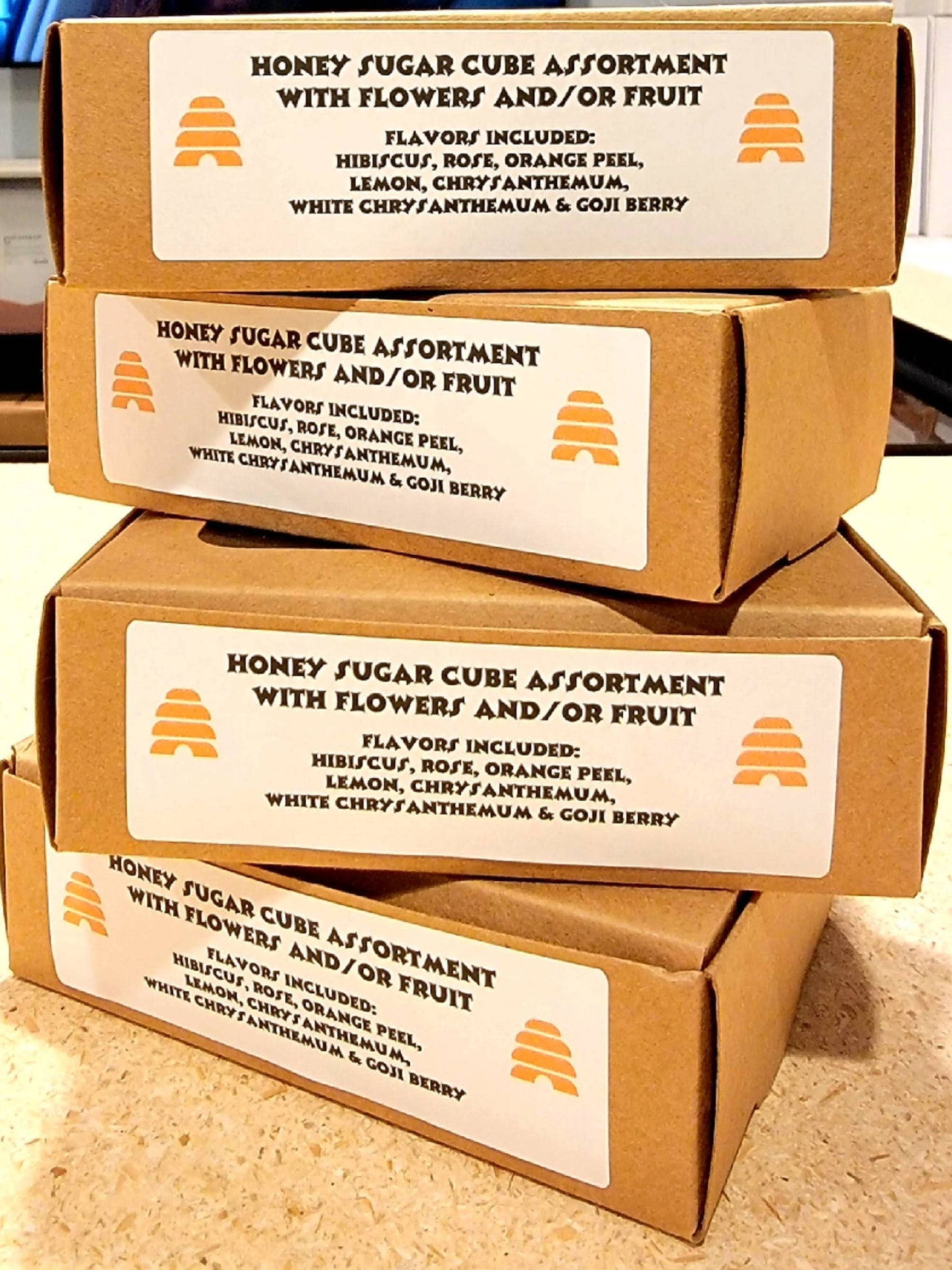 Honey Sugar Cubes: Grapefruit