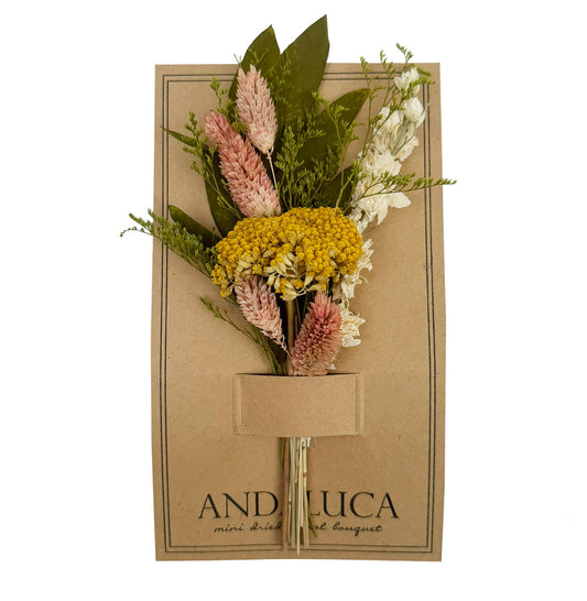 Yarrow & Larkspur Mini Bouquet #137