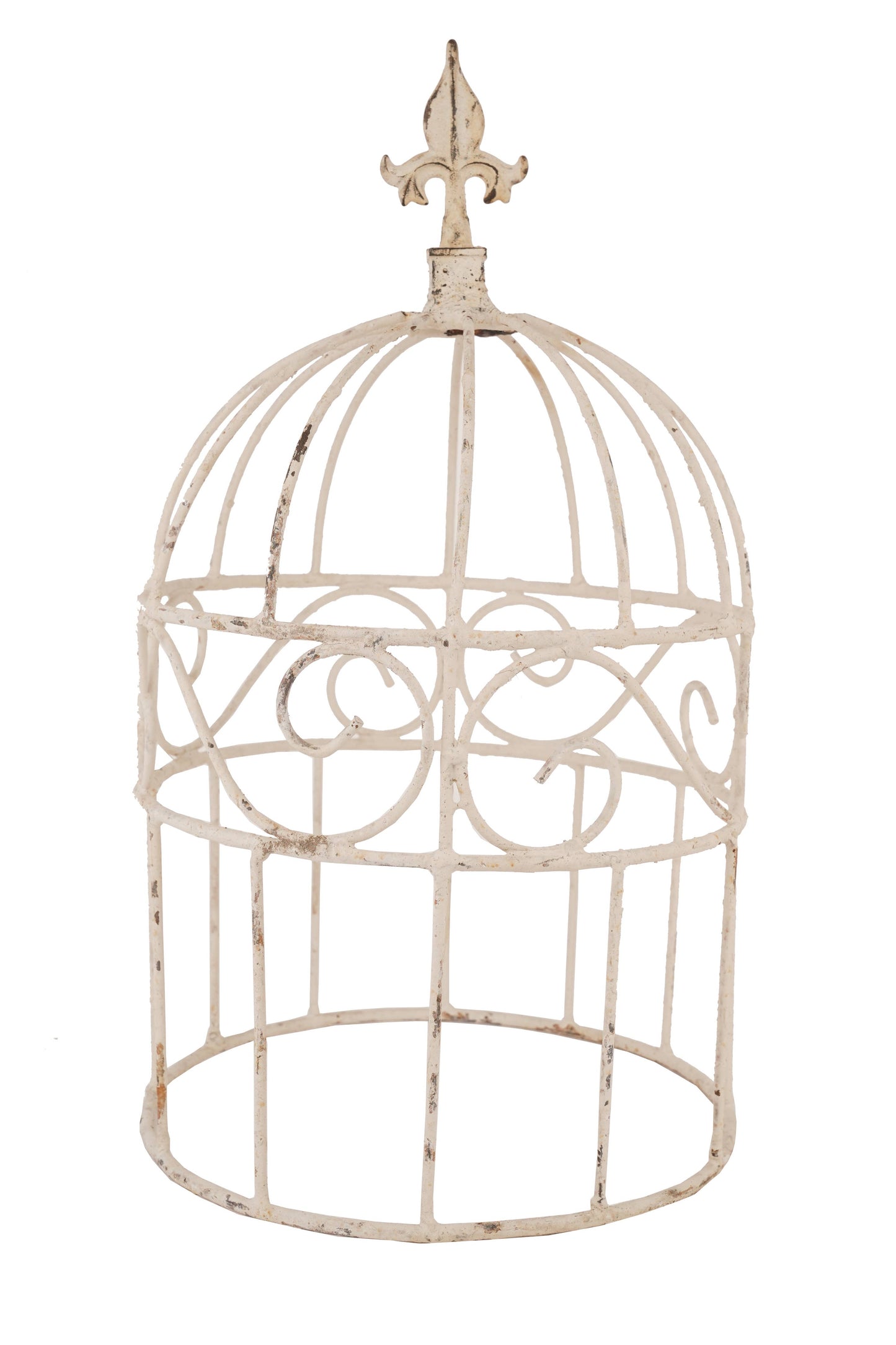 Fleur de Liz Iron Topiary-Garden-Finial-Cake Topper-10x18