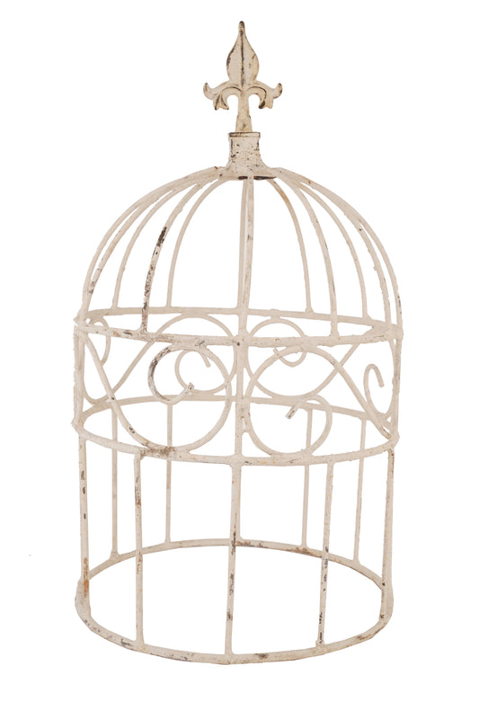 Fleur de Liz Iron Topiary-Garden-Finial-Cake Topper-10x18