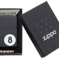 Zippo Billiards 8-Ball Black Matte Windproof Lighter