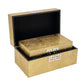 Storage Home Decor Wood Keepsake Box Gift Box Set of 2: Golden