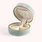 Round Velvet Jewellery Box - Swooping Swallows