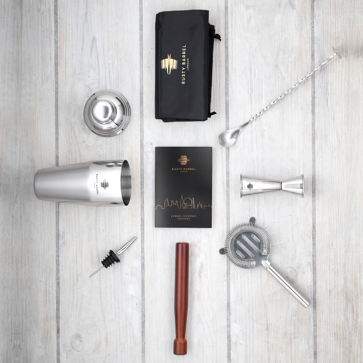 Rusty Barrel Mayfair Cocktail Making Set