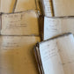 Antique 1840s French Calligraphy Pages