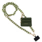 Clip & Go Ice Chain with Pouch: White Chain with Golden Pouch