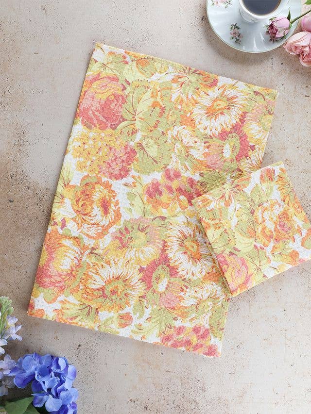 Spring Gathering Tea Towel - Sorbet