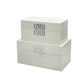 Storage Home Decor Wood Keepsake Box Gift Box Set of 2: Golden