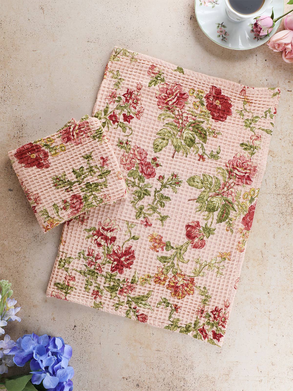 Milene Tea Towel - Rose