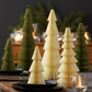 Honeycomb trees, vintage folding paper, Christmas