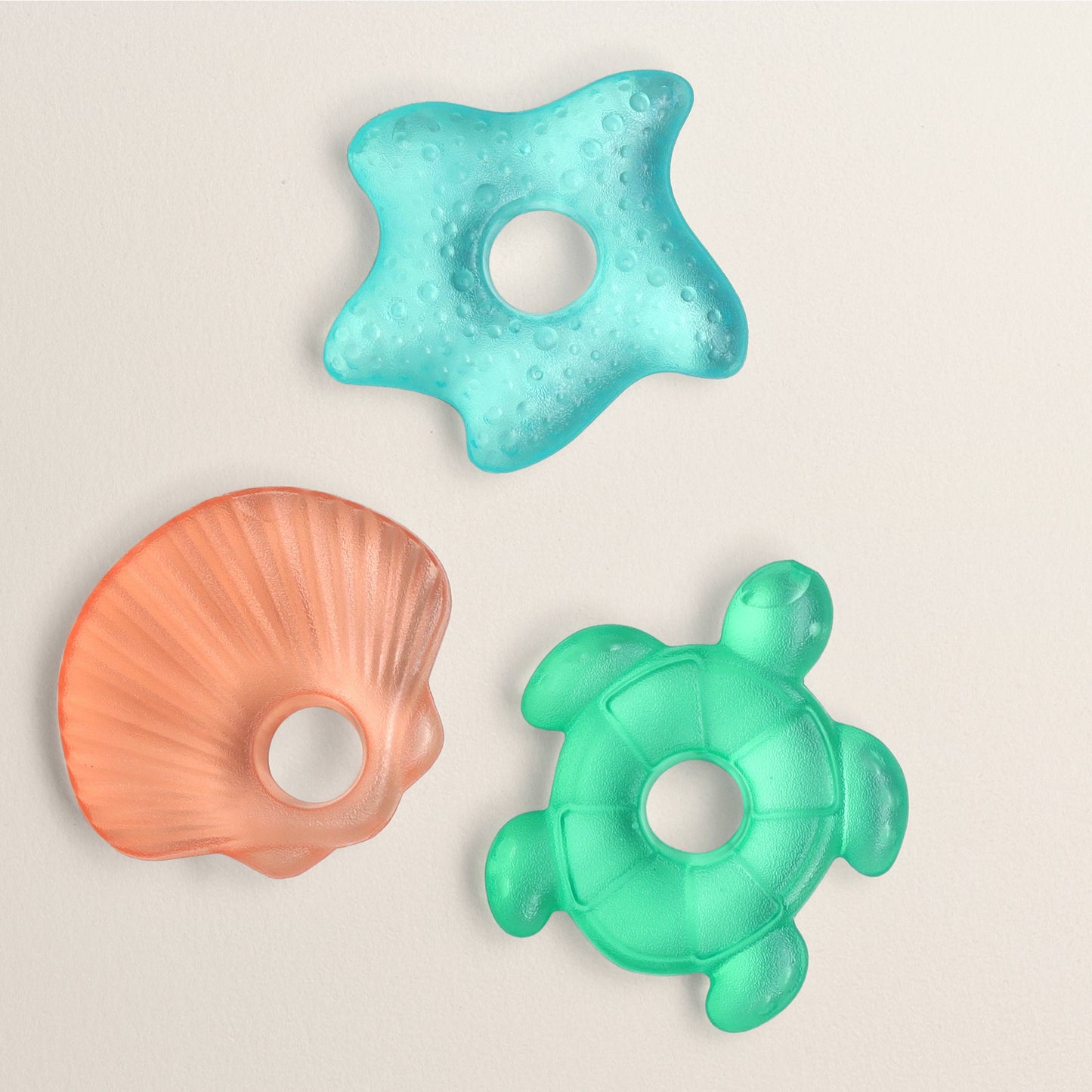 *NEW OPTION* Cutie Coolers™ Water Filled Teethers (3-pack): Seaside