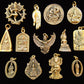 Brass Deity Pendants - 10 pc Assortment