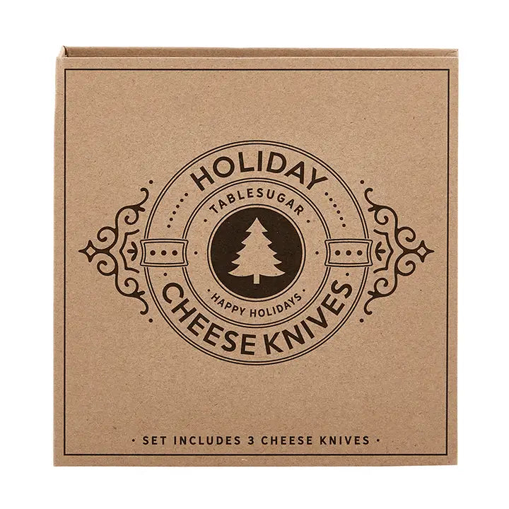 Holiday Cheese Knives