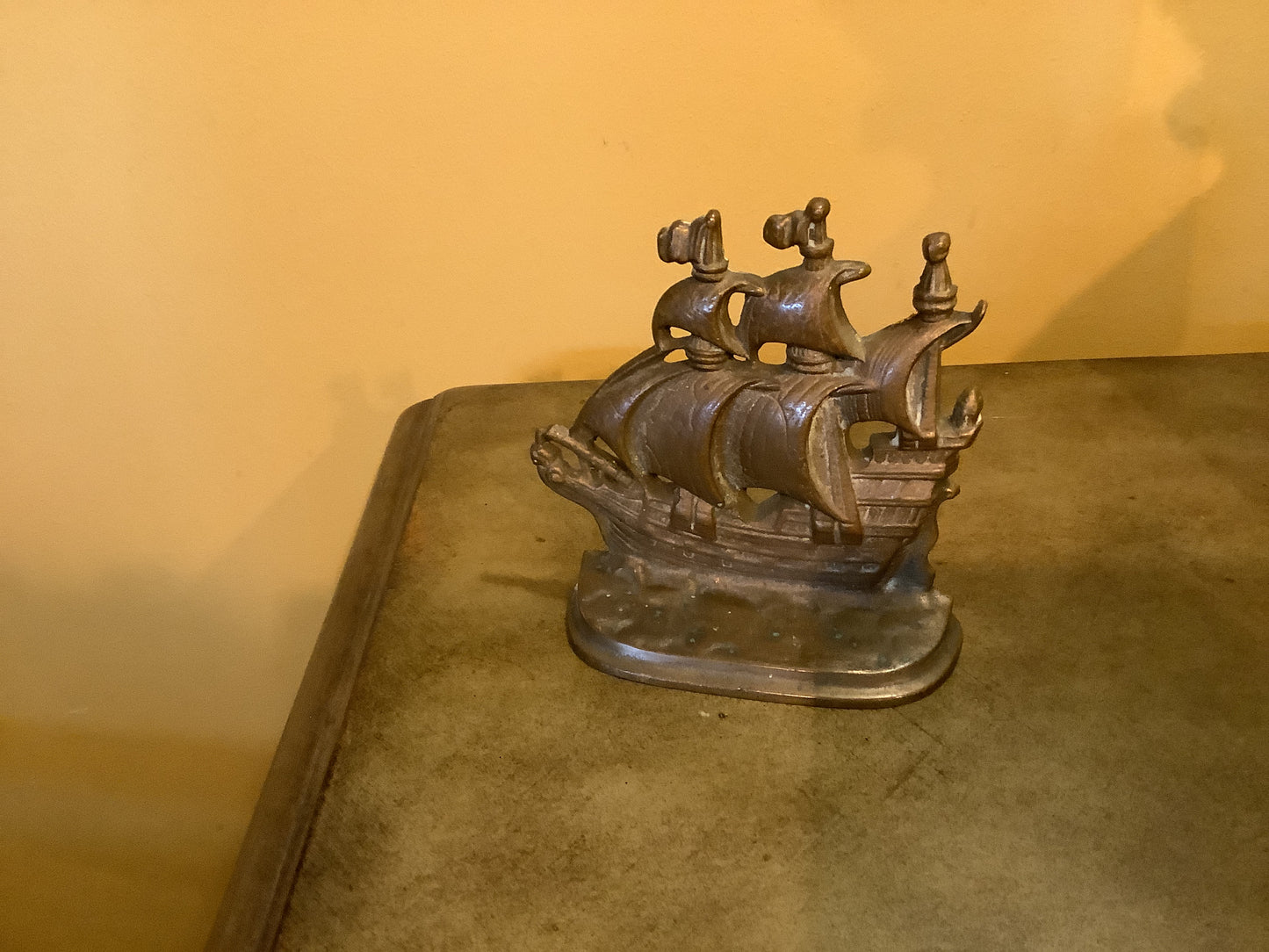 Brass Ship Doorstop