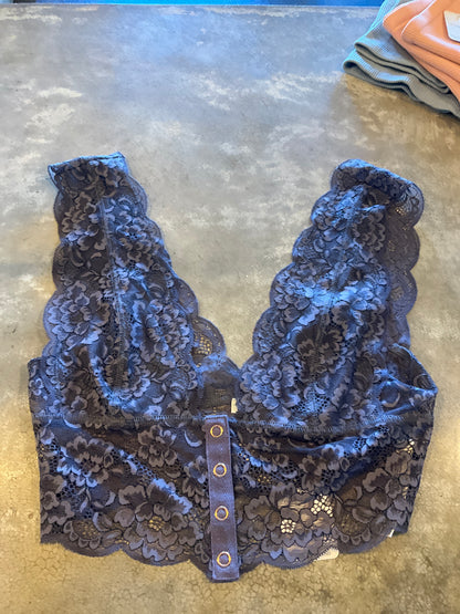 Free People Lace Bralette w snaps