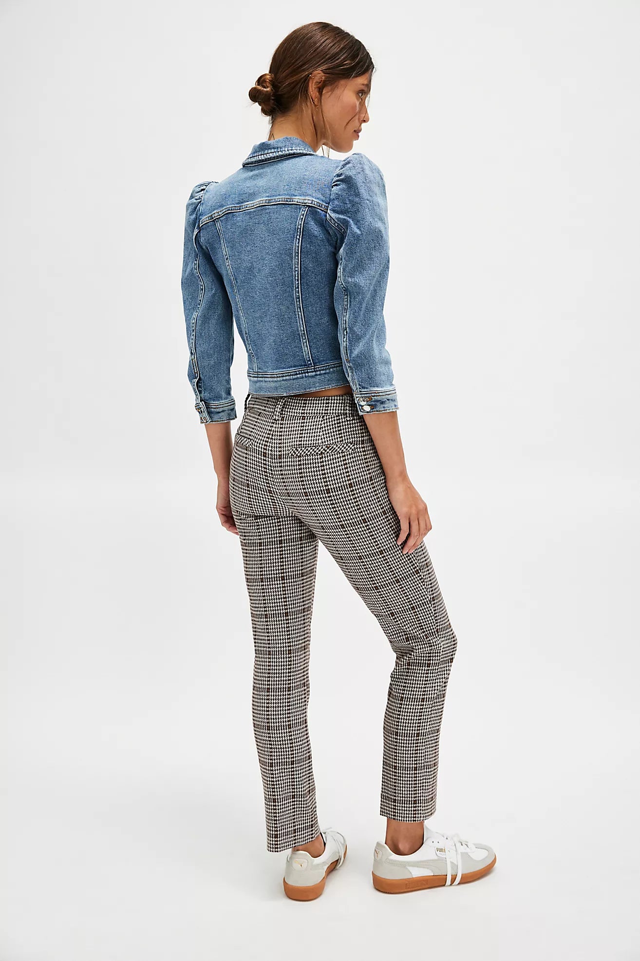 Molly Plaid Slim Pant