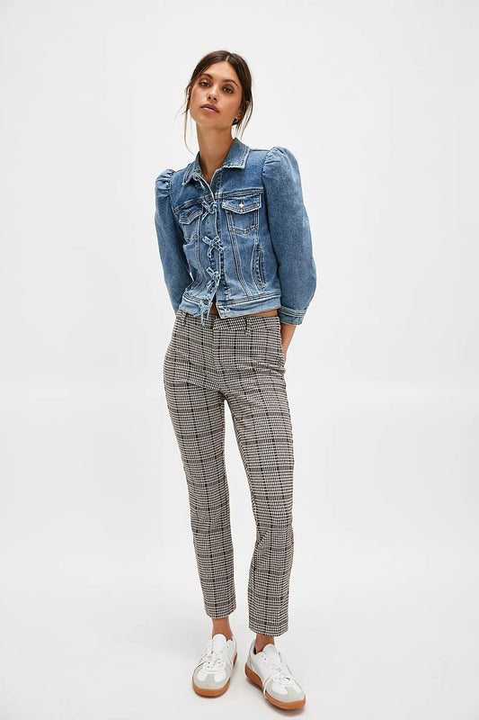 Molly Plaid Slim Pant