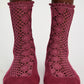 Rubies Crochet Socks