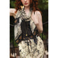 Honey & the Moon Scarf with Neutral Floral Print & Bees