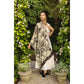Honey & the Moon Scarf with Neutral Floral Print & Bees