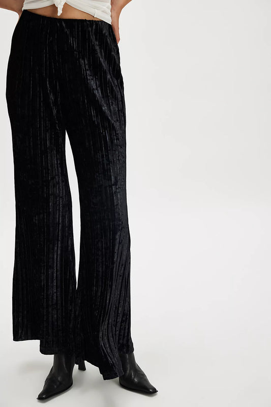 Star Sign Velvet Pants