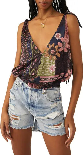 Tied to You Printed Tank