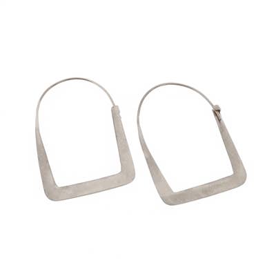 Arch Silver Earrings