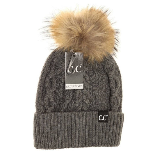 CC Exclusive - Black Label Special Edition Ribbed Cuff Fur P: Dk. Grey