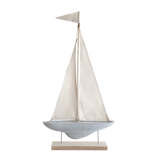 Cement and Fabric Boat