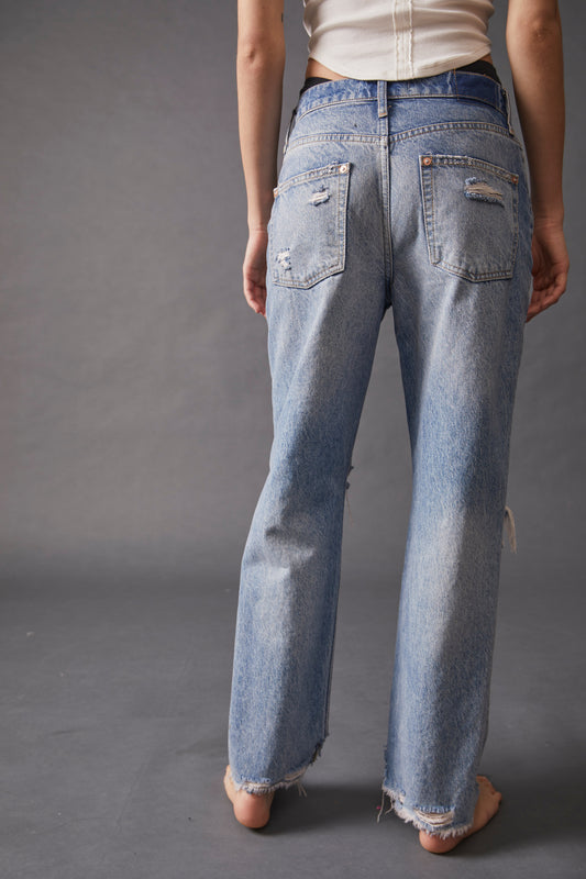 Tappered Baggie Boyfriend Jean