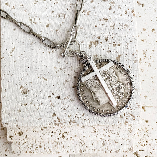 Relic Necklace: Silver 18"