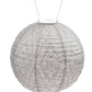 Round Ikat Lantern, Light Taupe