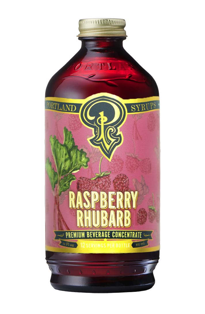 Raspberry Rhubarb 12 oz  - cocktail / mocktail mixer