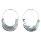 Yucca Earring - Crescent, Silver