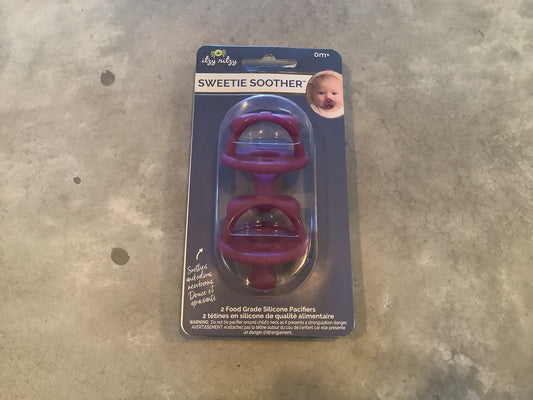 Red sweetie soothers